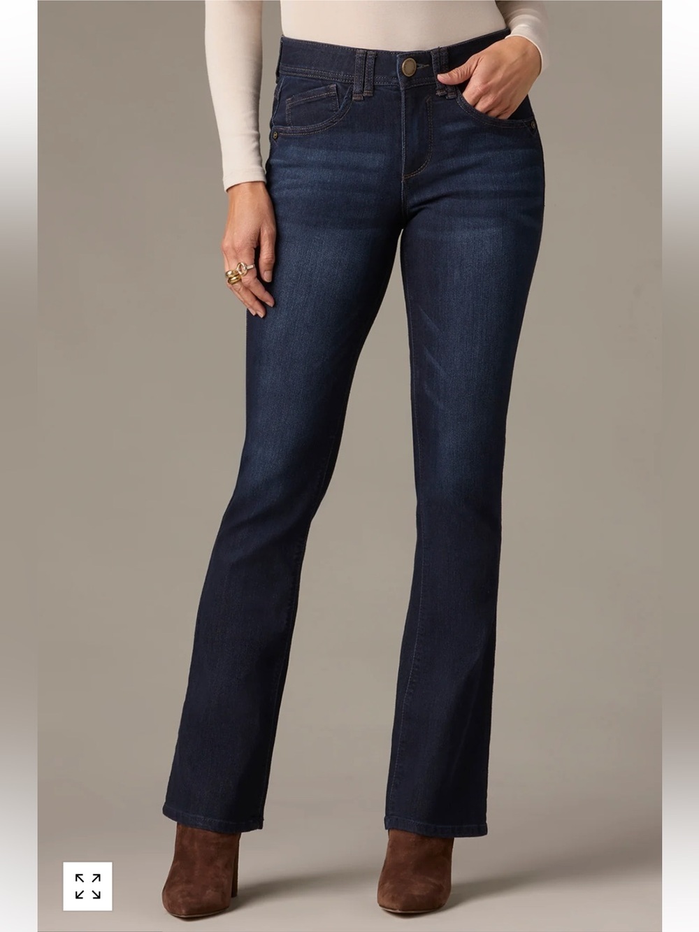NWOT Wit & Wisdom BRITTANY MID-RISE BABY BOOT JEANS